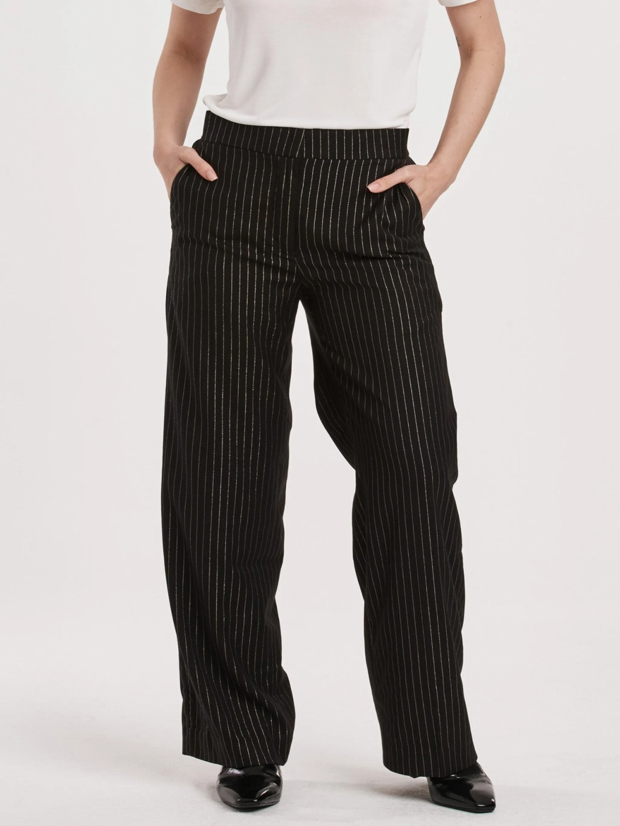 Another Love Azula Pants - Black/Silver
