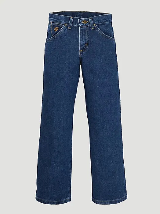 BOY'S WRANGLER® GEORGE STRAIT COWBOY CUT® ORIGINAL FIT JEAN IN HEAVY STONE DENIM | 13bgshd