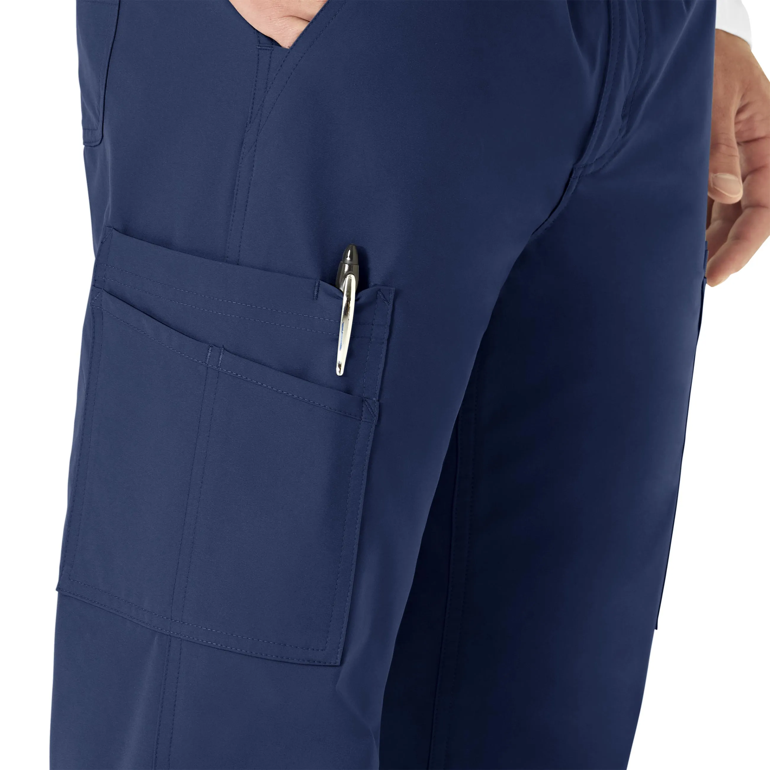 Carhartt Force Essentials Men's Straight Leg Cargo Scrub Pant - Navy