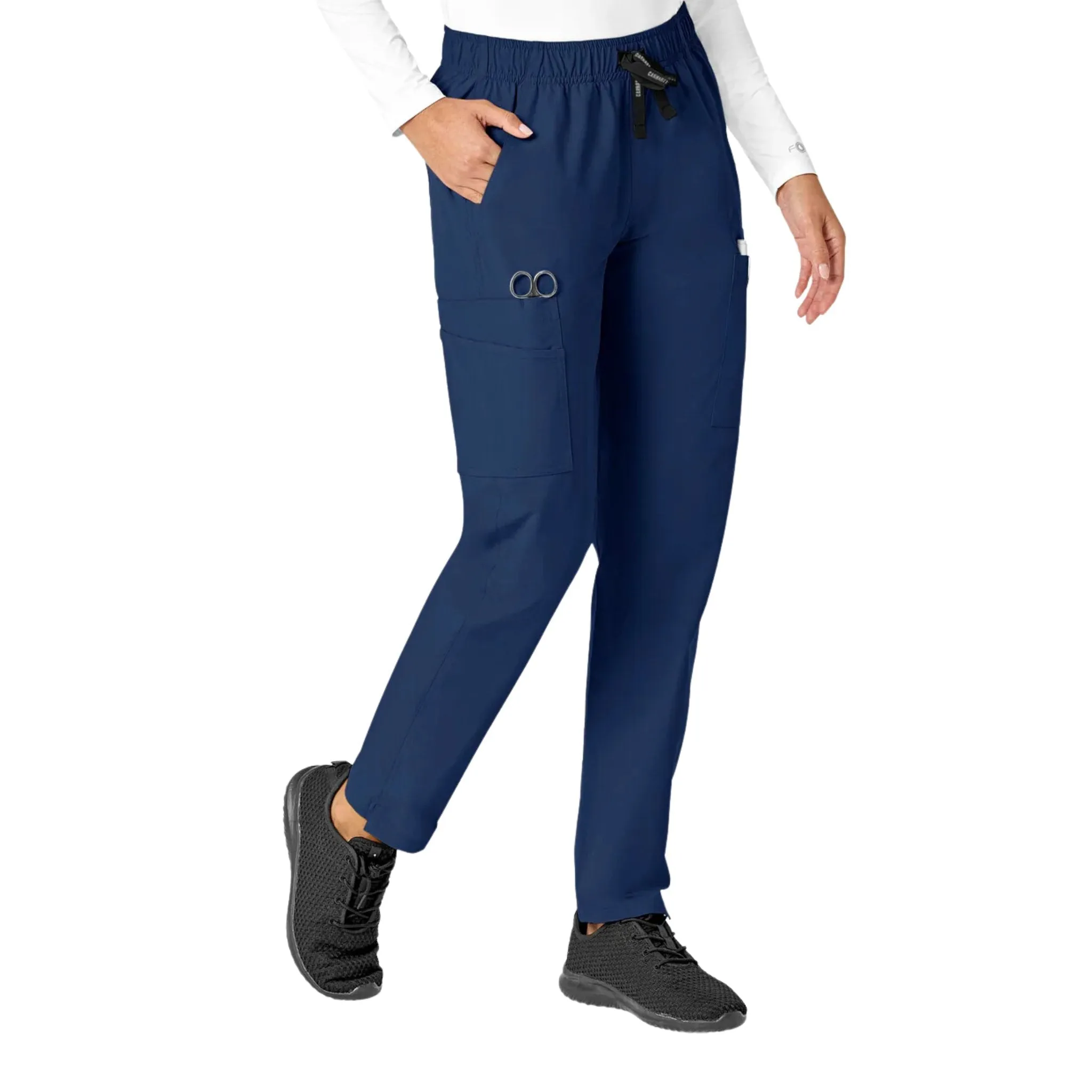 Carhartt Women's Force Modern Fit Straight Leg Scrub Pant - Navy