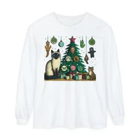 Christmas Siamese Long Sleeve T-Shirt