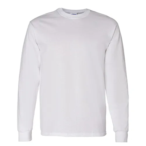 Custom Printed Gildan Heavy Cotton Long Sleeve T-Shirt