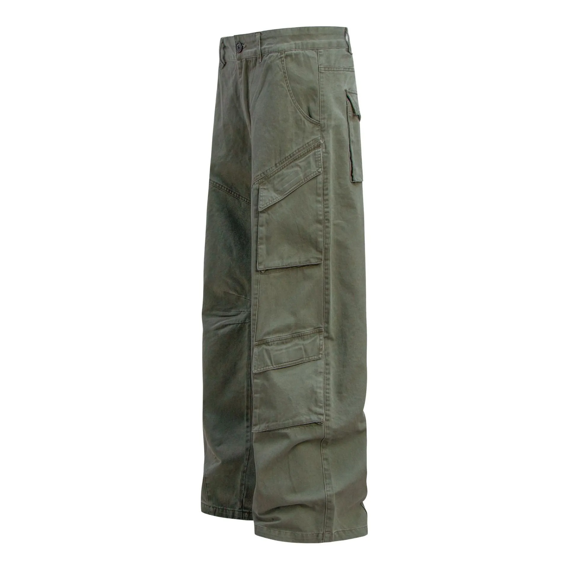 Distressed Vintage Scimitar Cargo Pants