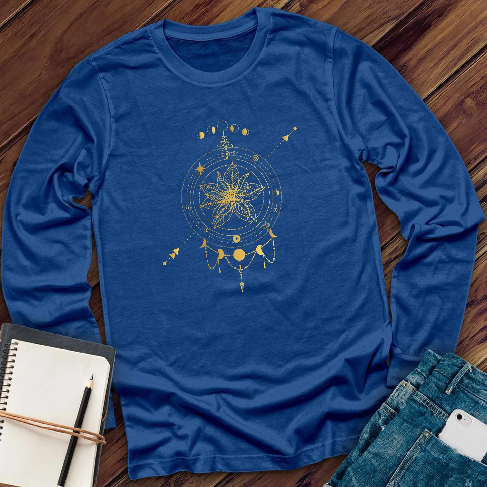 Golden Poinsettia Long Sleeve