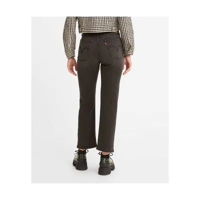 New - Levi's Women's High Rise Straight Leg Crop Jeans Snug Through Hip And Thigh