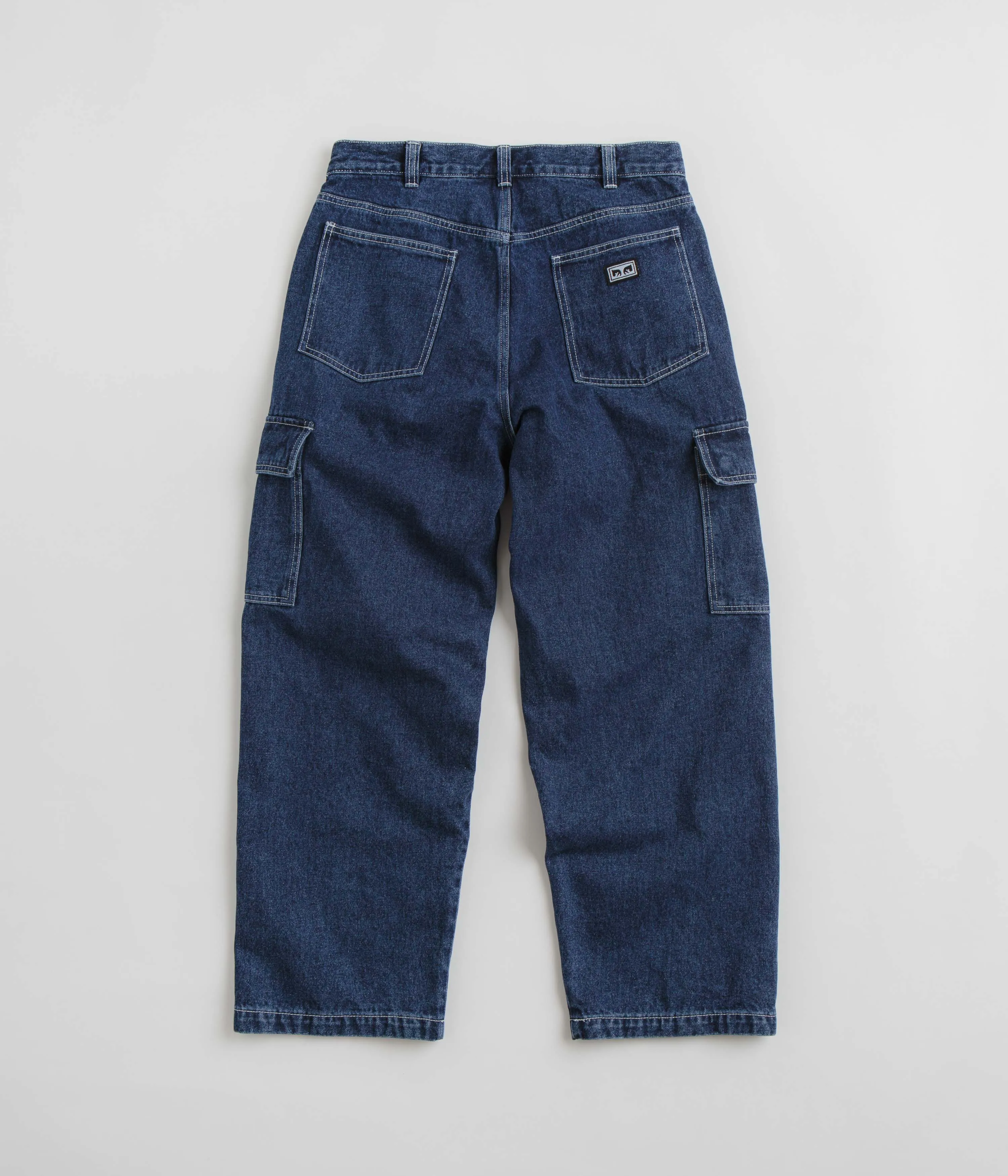 Obey Big Wig Cargo Jeans - Stone Wash