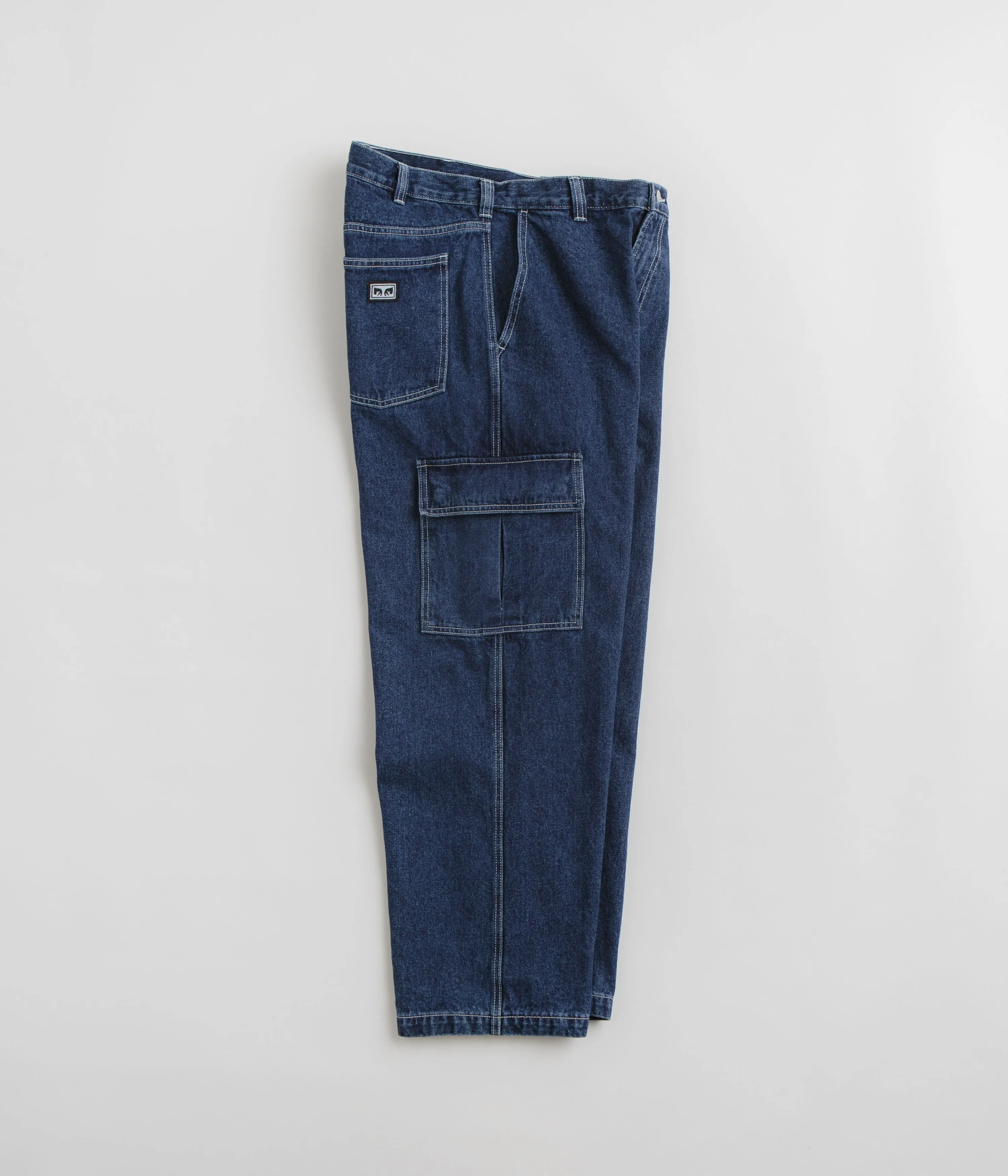 Obey Big Wig Cargo Jeans - Stone Wash