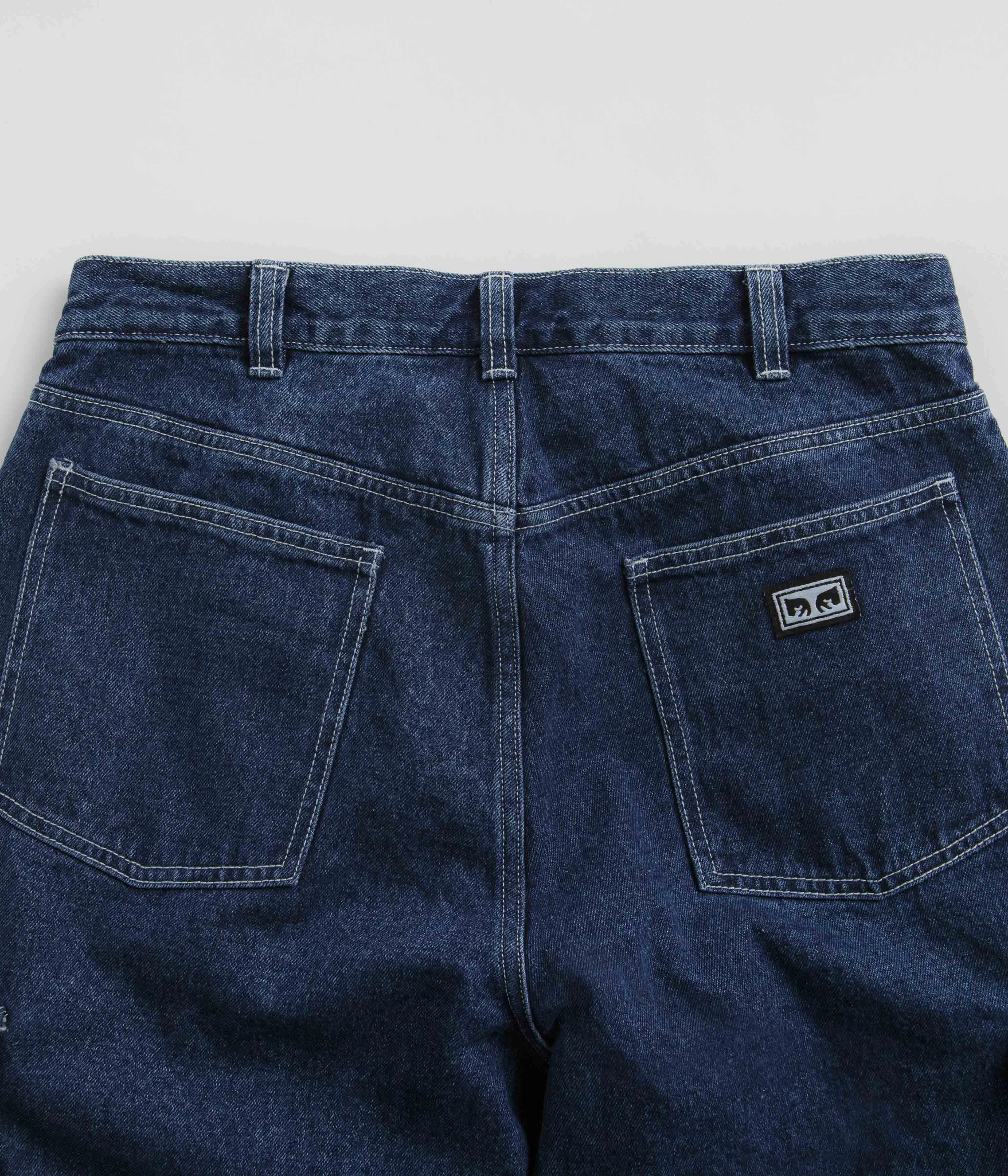 Obey Big Wig Cargo Jeans - Stone Wash