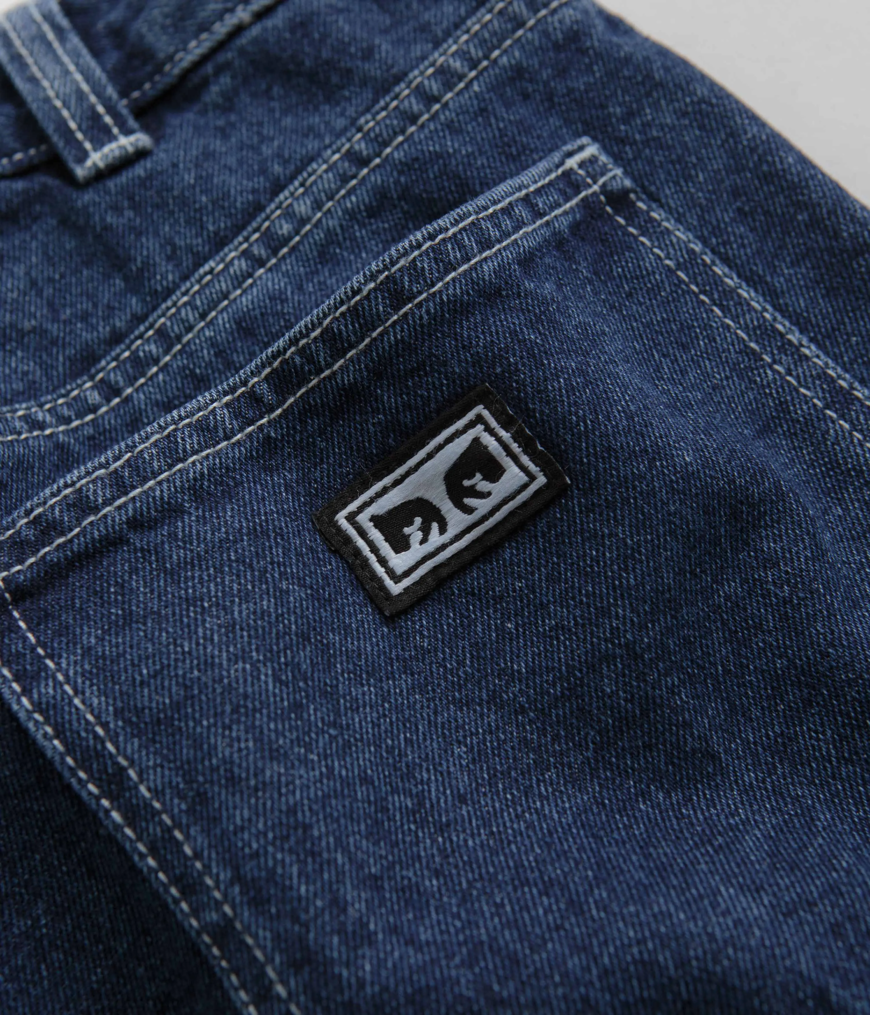 Obey Big Wig Cargo Jeans - Stone Wash