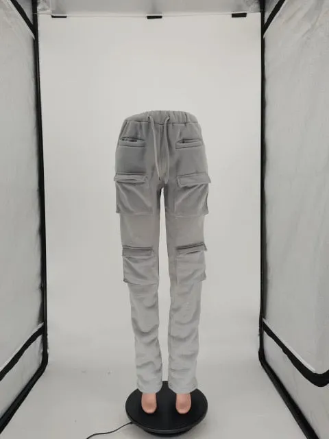 Purpdrank - Women's Red Stacked Sweatpants High Waist Tracksuits Y2K Harajuku Joggers Streetwear Mall Goth Cargo Pants Safari Trousers
