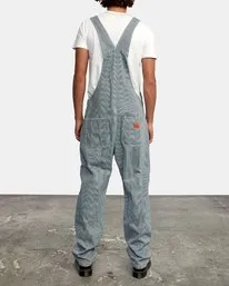 RVCA Chainmail Relaxed Fit Overall - Indigo