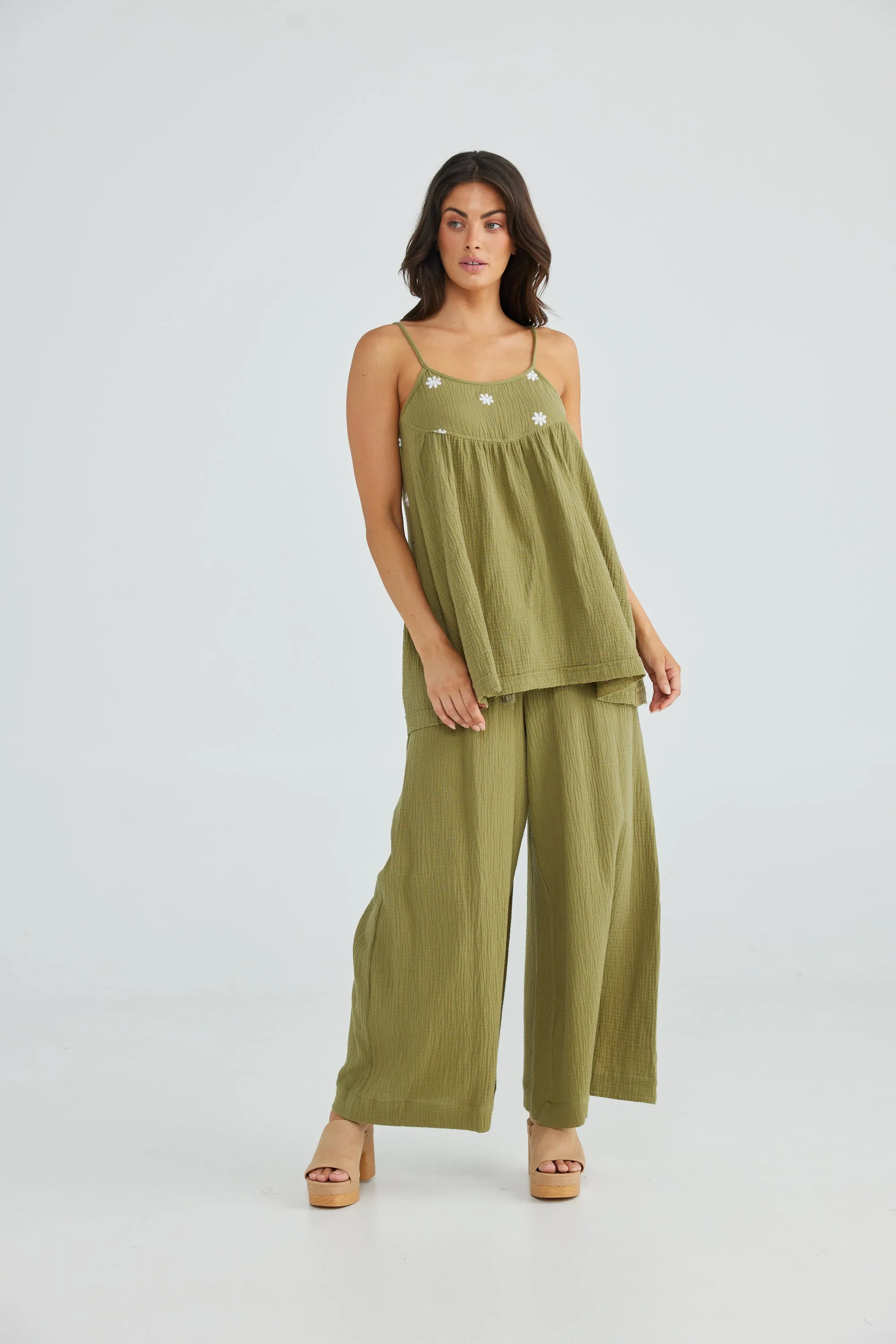Stargazer Top in Olive