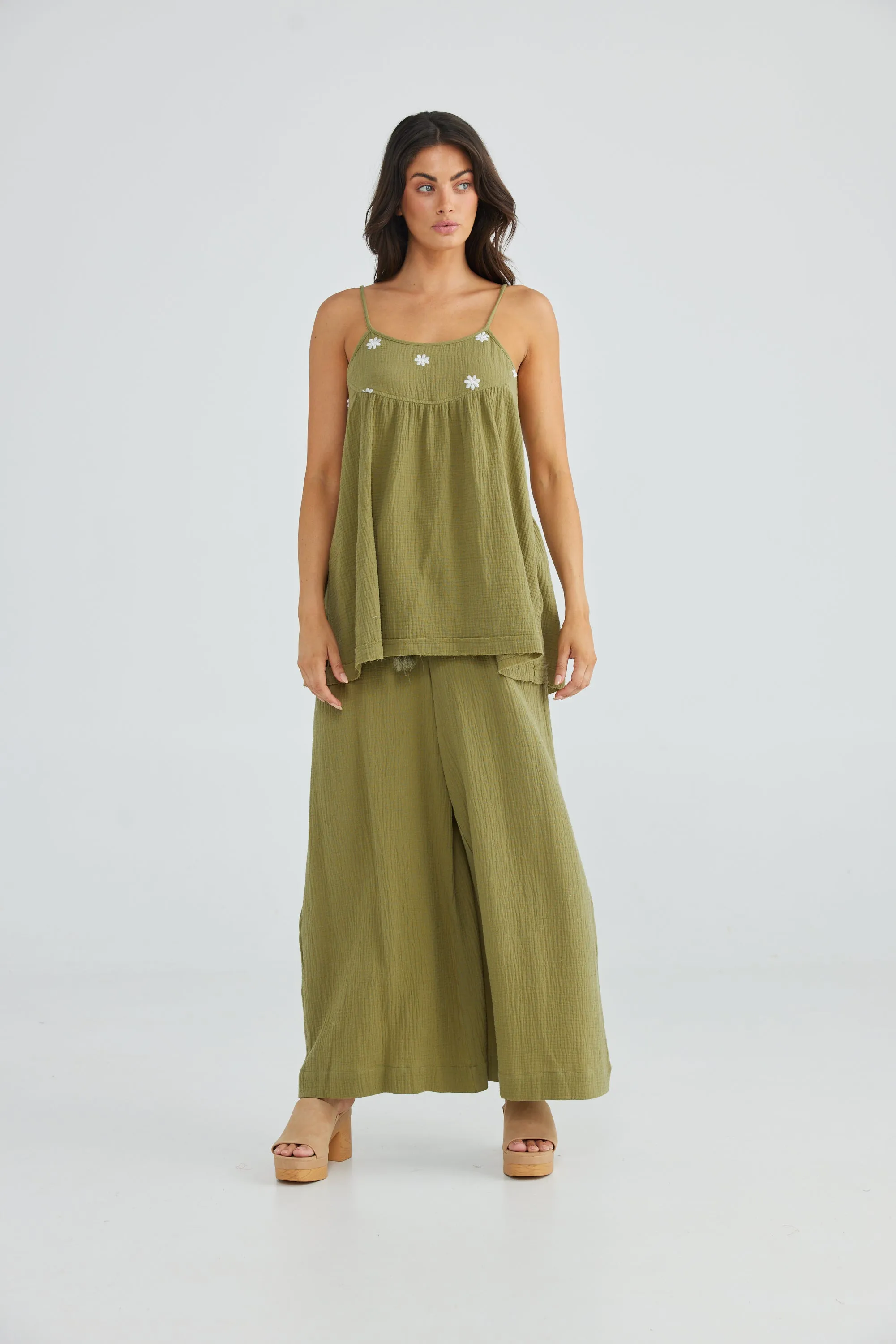 Stargazer Top in Olive