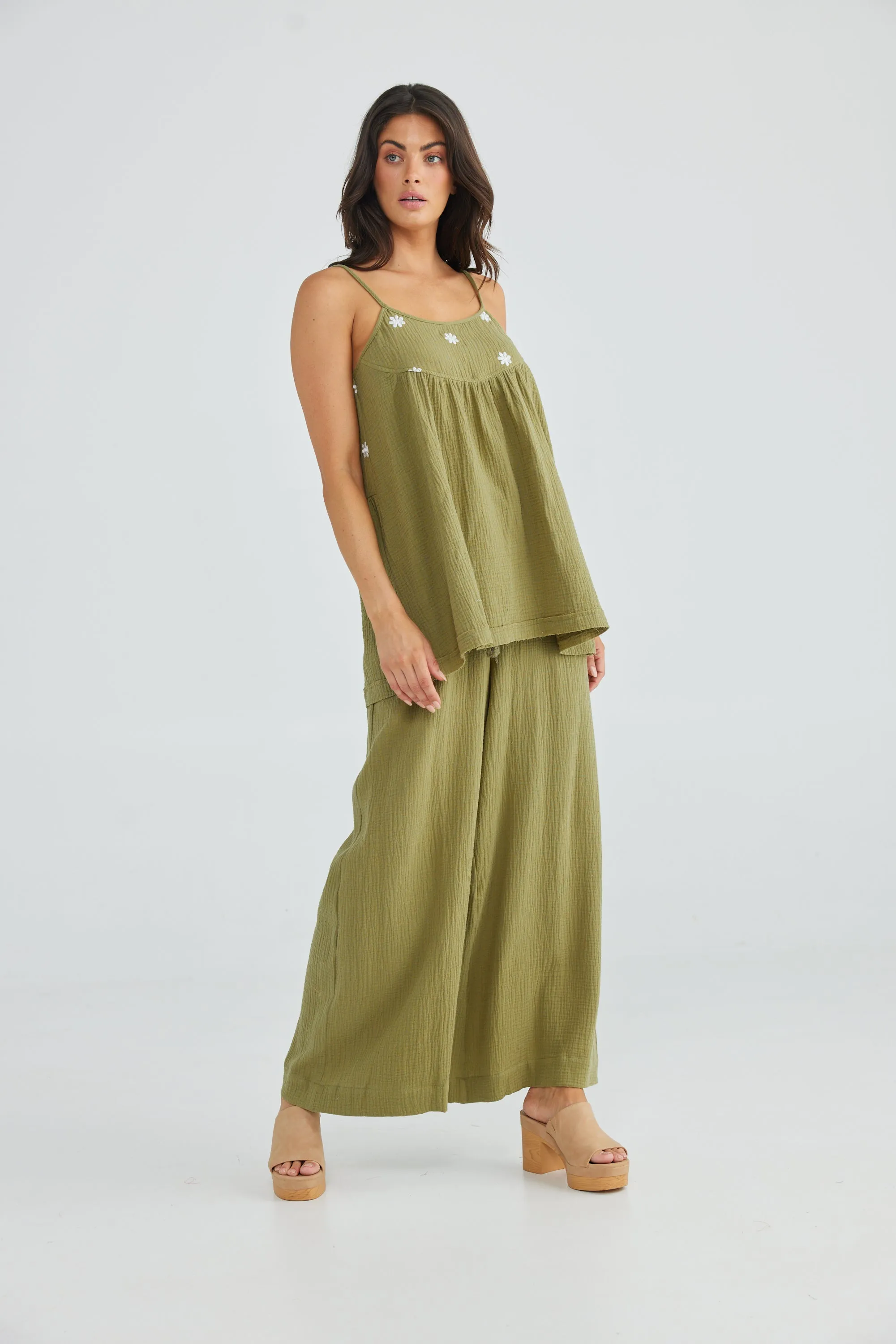 Stargazer Top in Olive