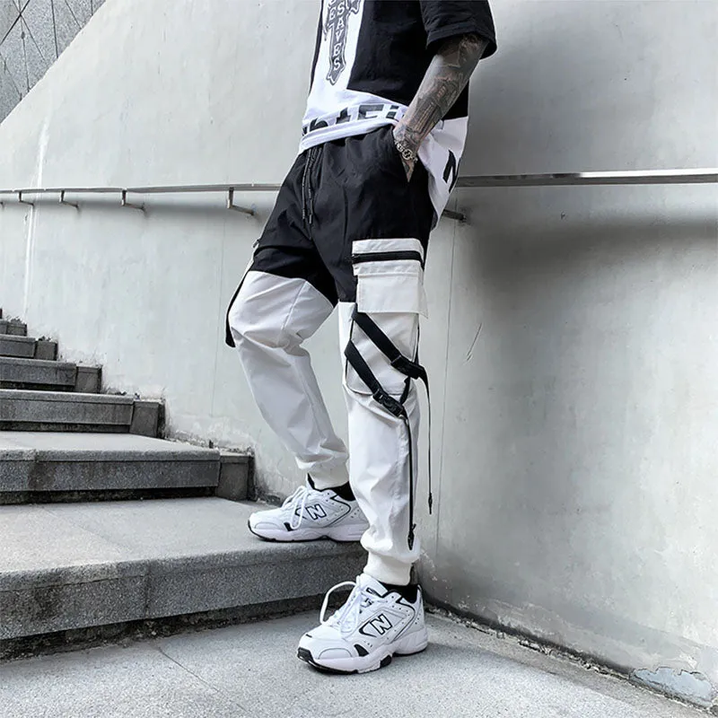 Techwear Pants Baggy Joggers for Men Punk Clothes Japanese Streetwear Cool Goth Jogger