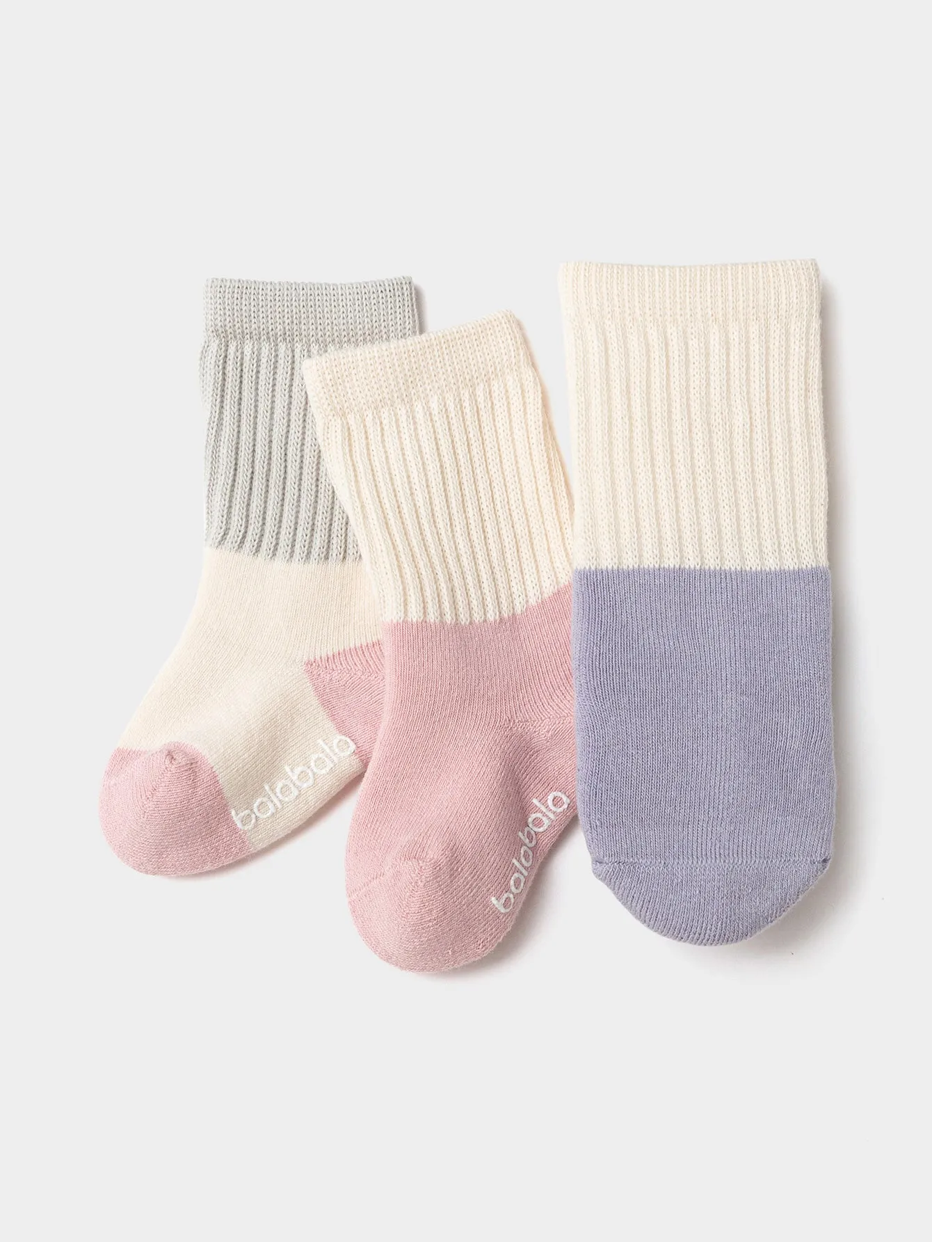 Unisex Baby And Toddler Contrast Cuff Multicolor Socks