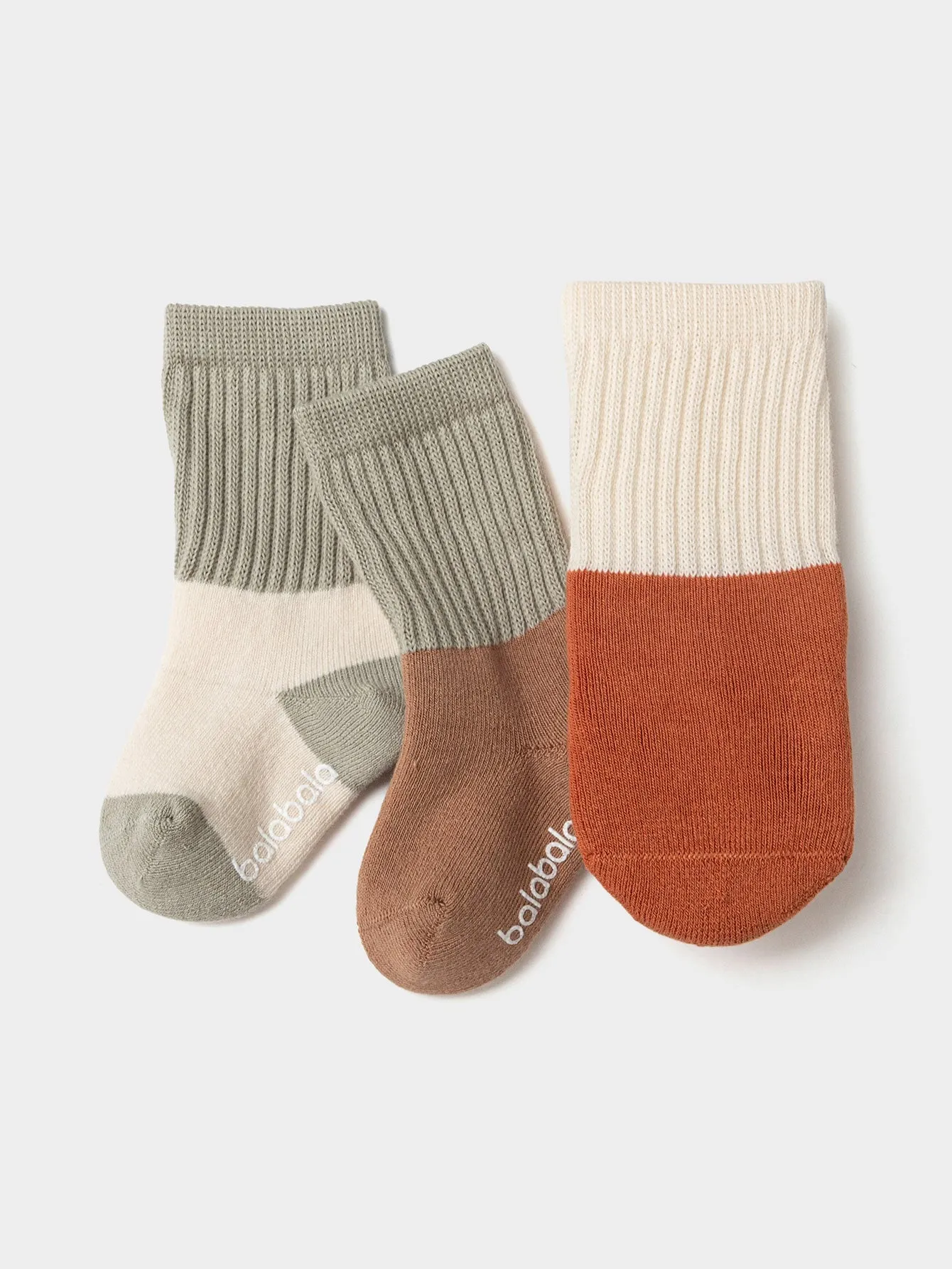 Unisex Baby And Toddler Contrast Cuff Multicolor Socks