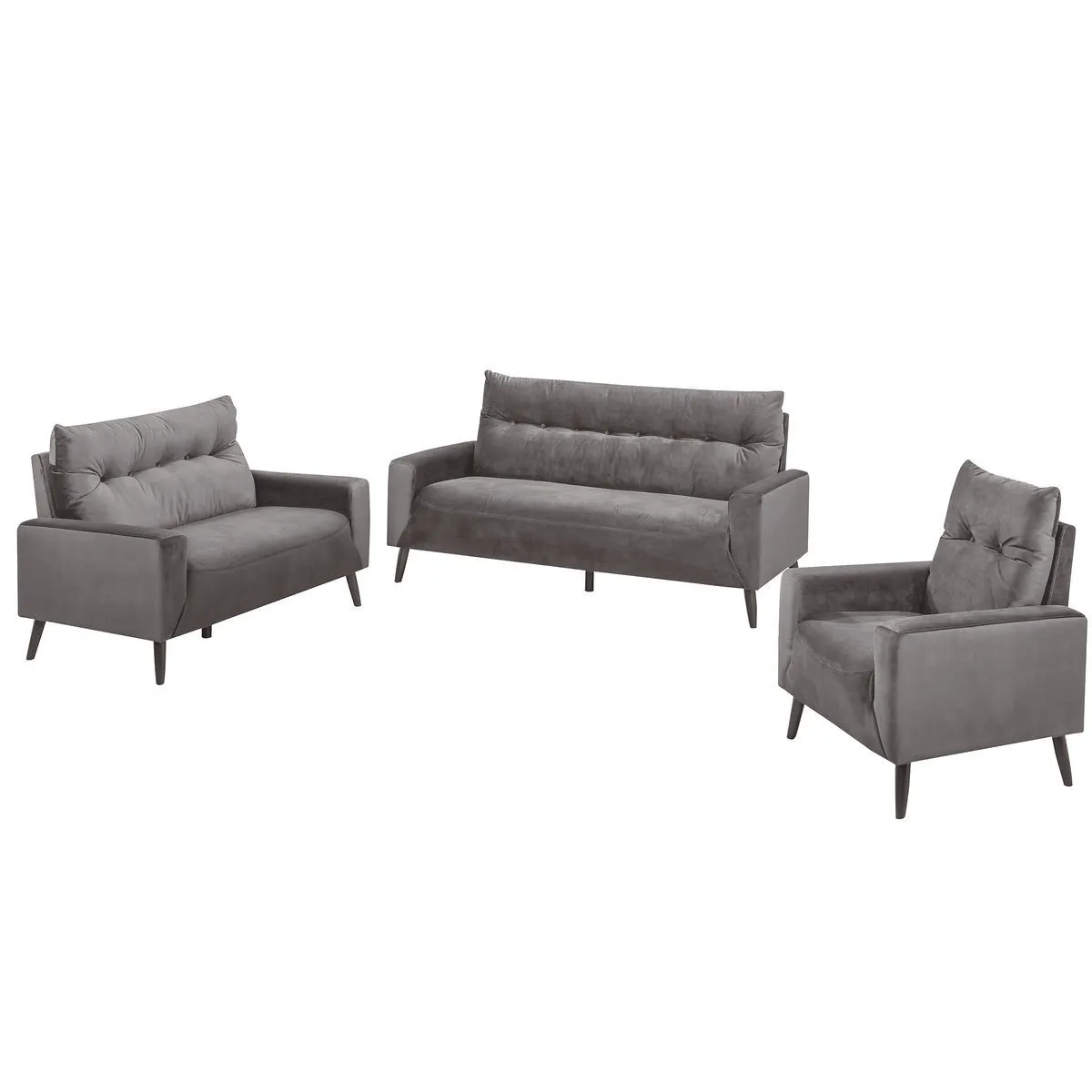 Veronica Collection Chair Charcoal Grey