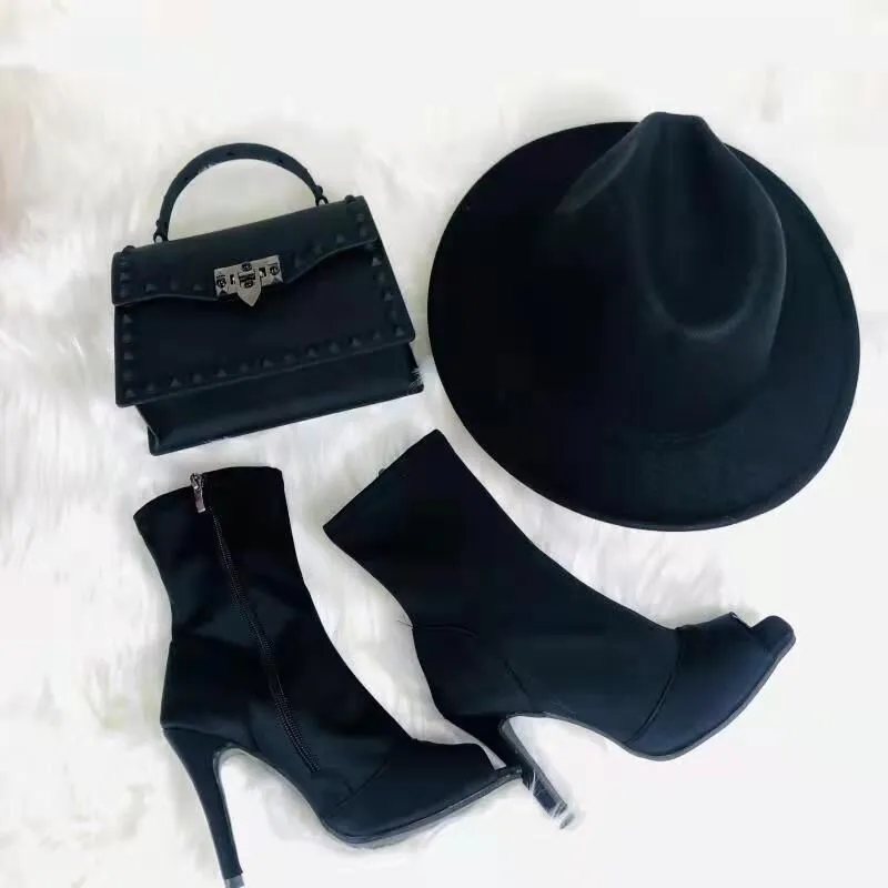 When In Rome Set: Chic Purse, Boots and Fedora