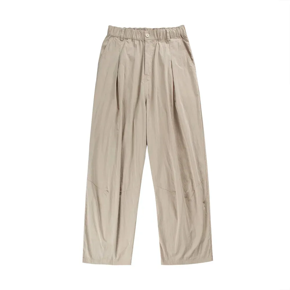 Wiaofellas  -  Spring Summer Men Streetwear Fashion Loose Casual Ice Shreds Cargo Pants Cityboy Trousers Women Straight Pant