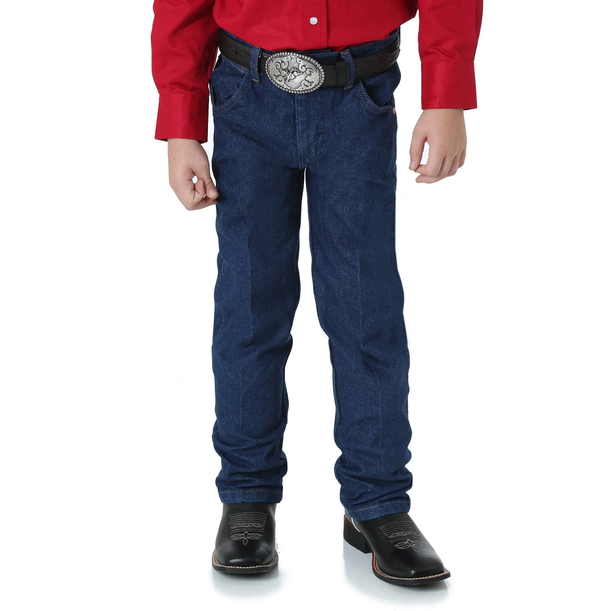 WRANGLER BOY'S COWBOY CUT INDIGO ORIGINAL FIT JEANS - 13MWZBP